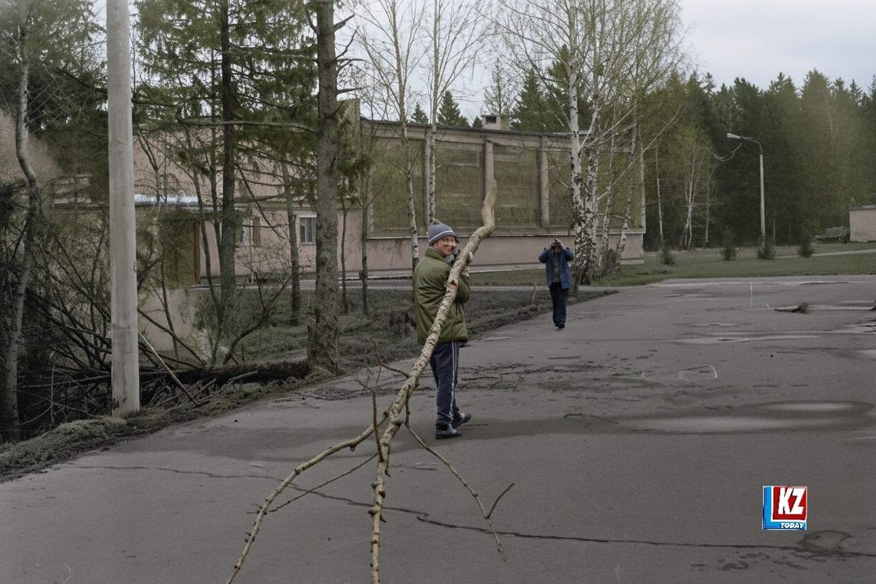 Как проходил субботник более 30 лет назад