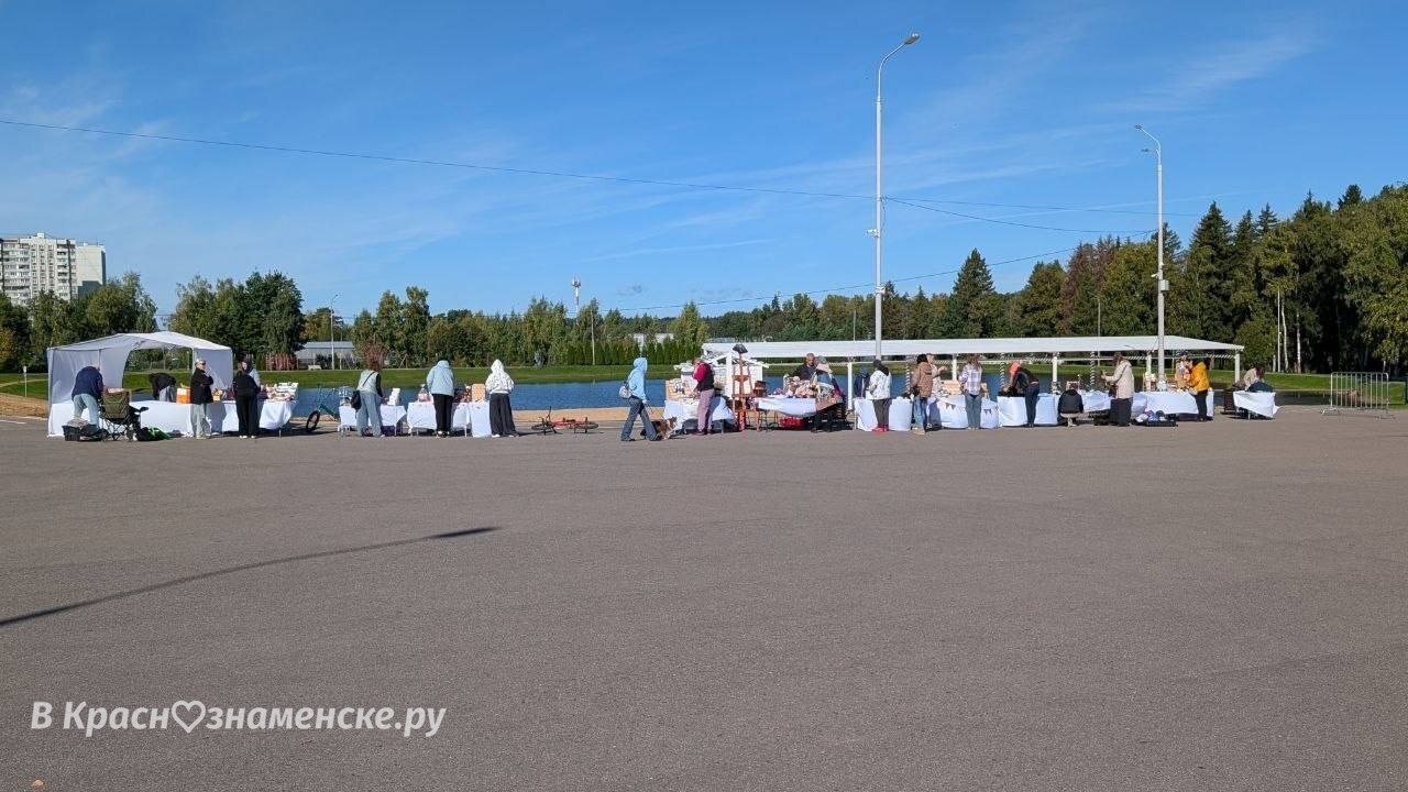 Праздничная торговля в Городском парке — Краснознаменск