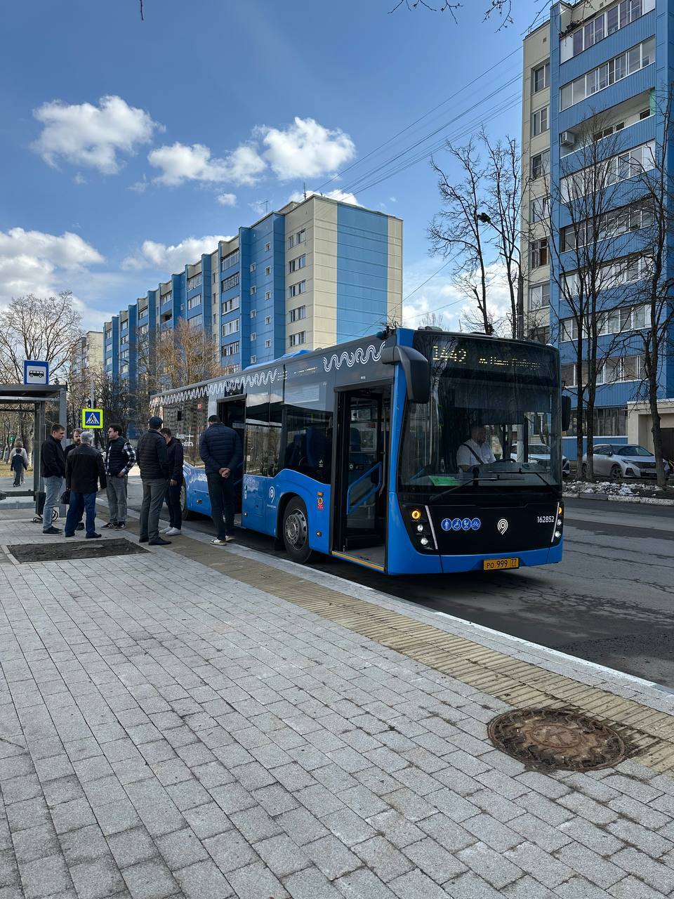 Сегодня на дорогах заметили тестовый 1442 автобус