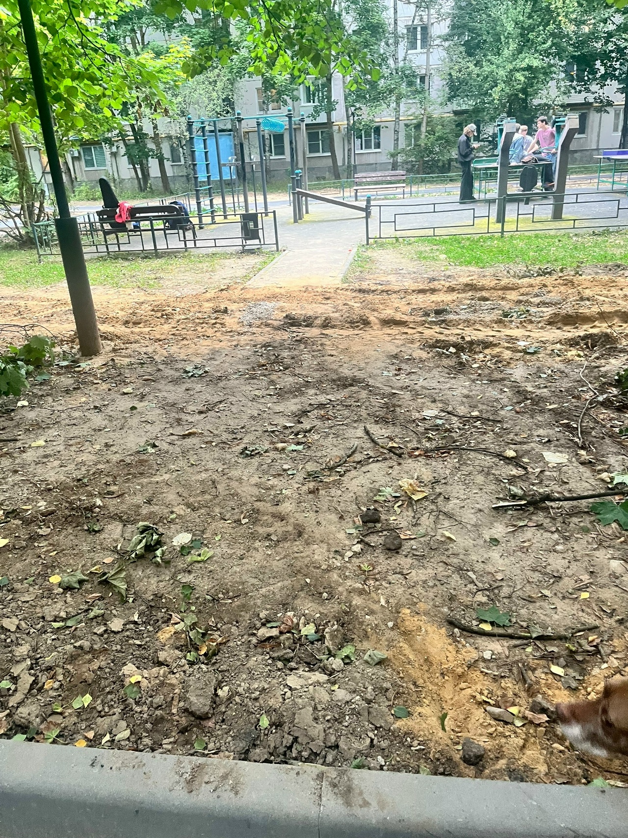 Асфальт почти закатали, но этот треш….