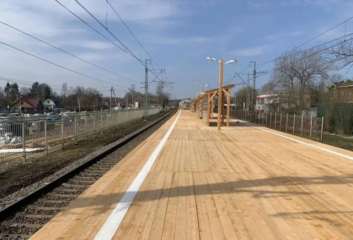 С 10 апреля ж/д платформа Жаворонки на ремонте