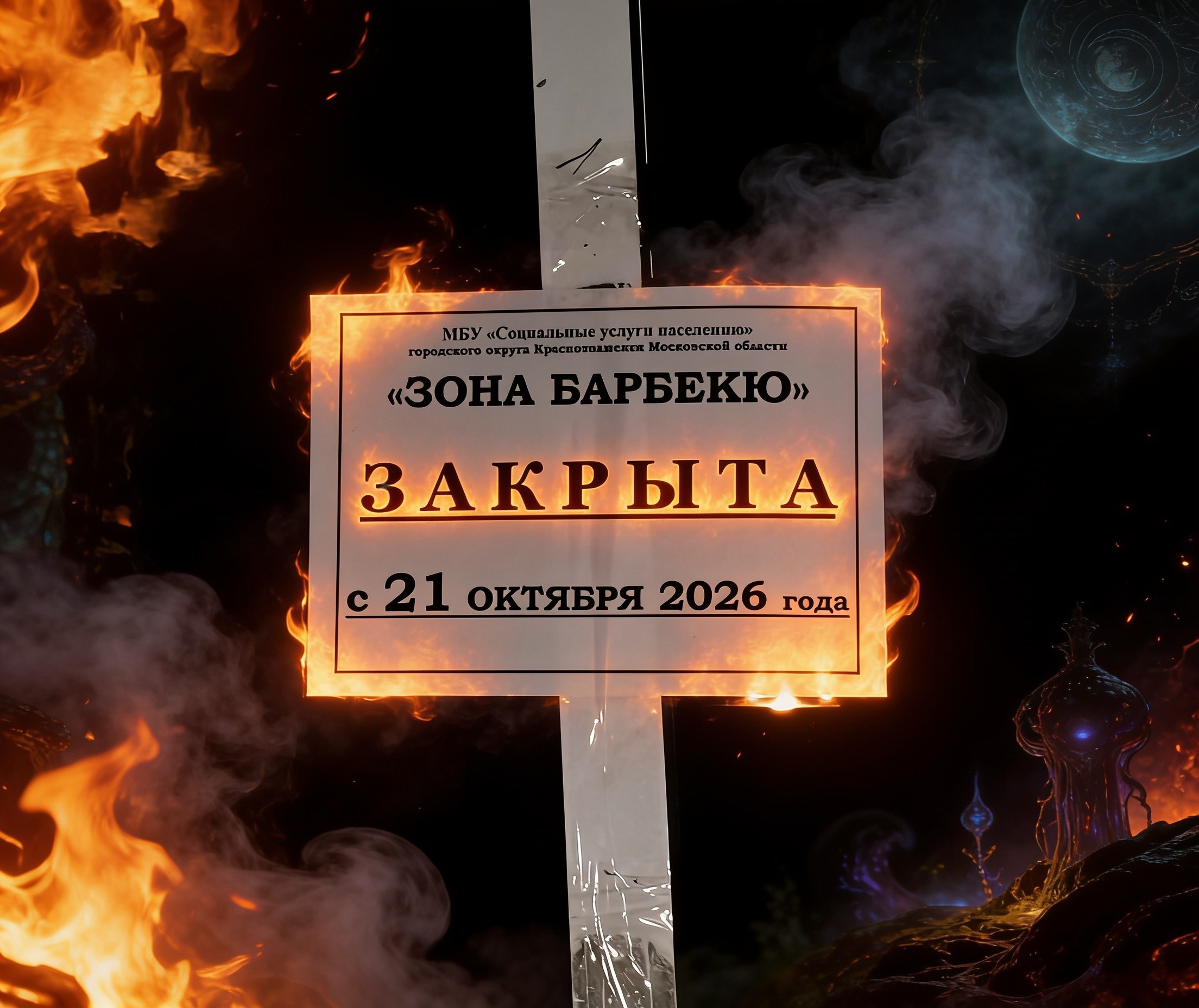 Зона барбекю всё...