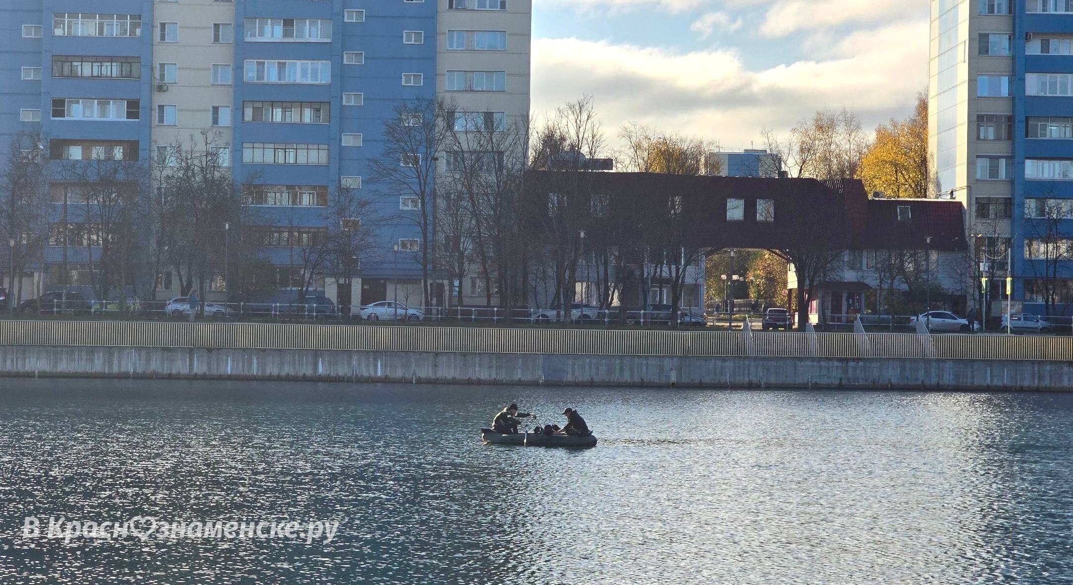 На городском озере постепенно готовятся к приближению зимы