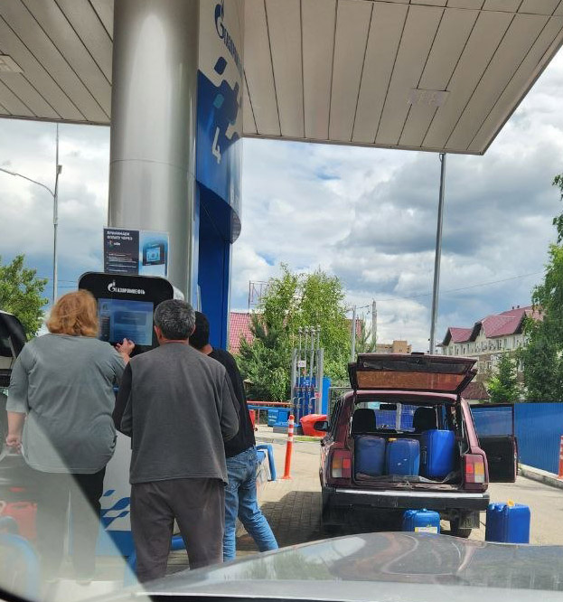 По поводу бензина в Краснознаменске