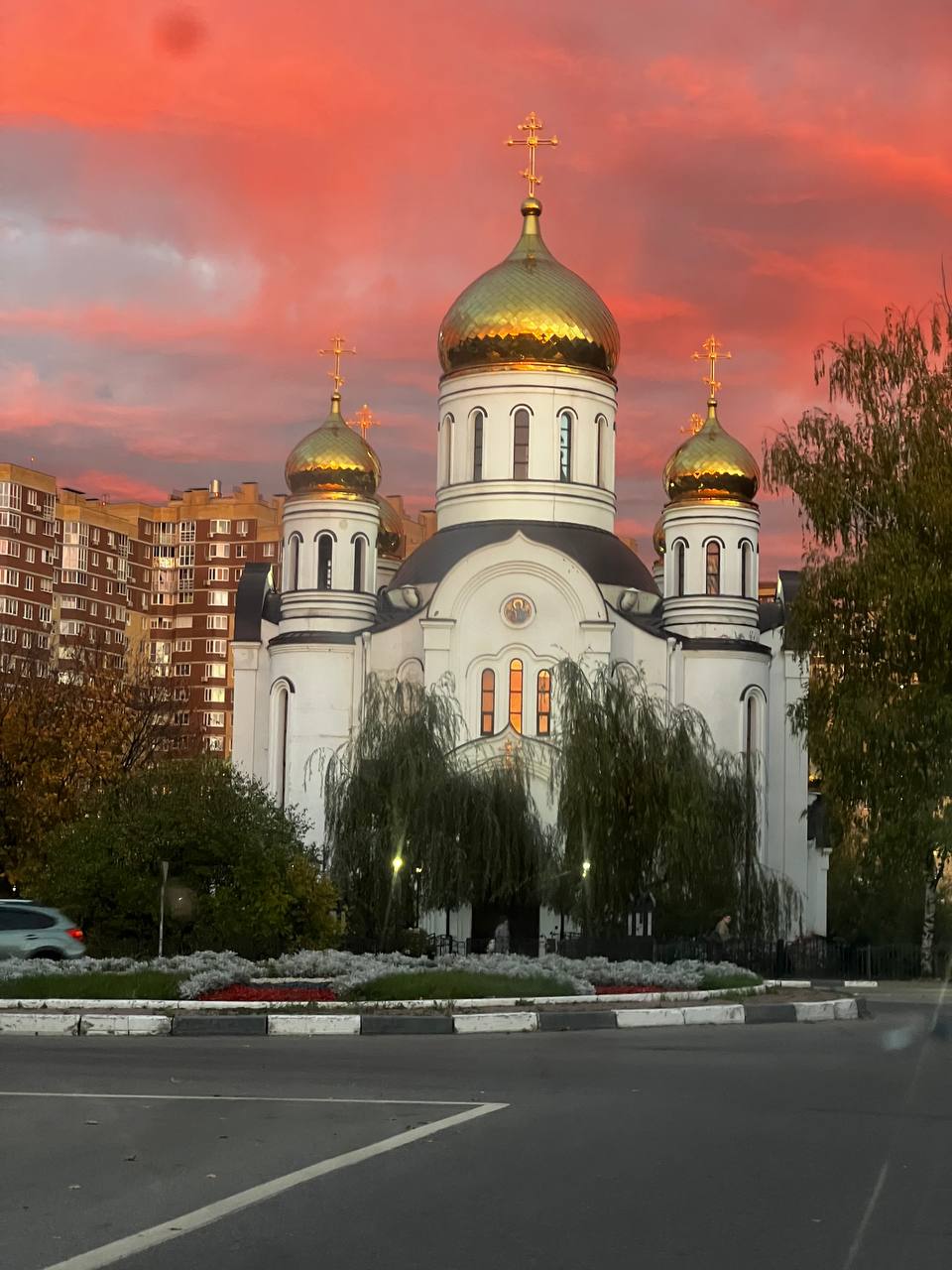Закат 2 октября — Краснознаменск