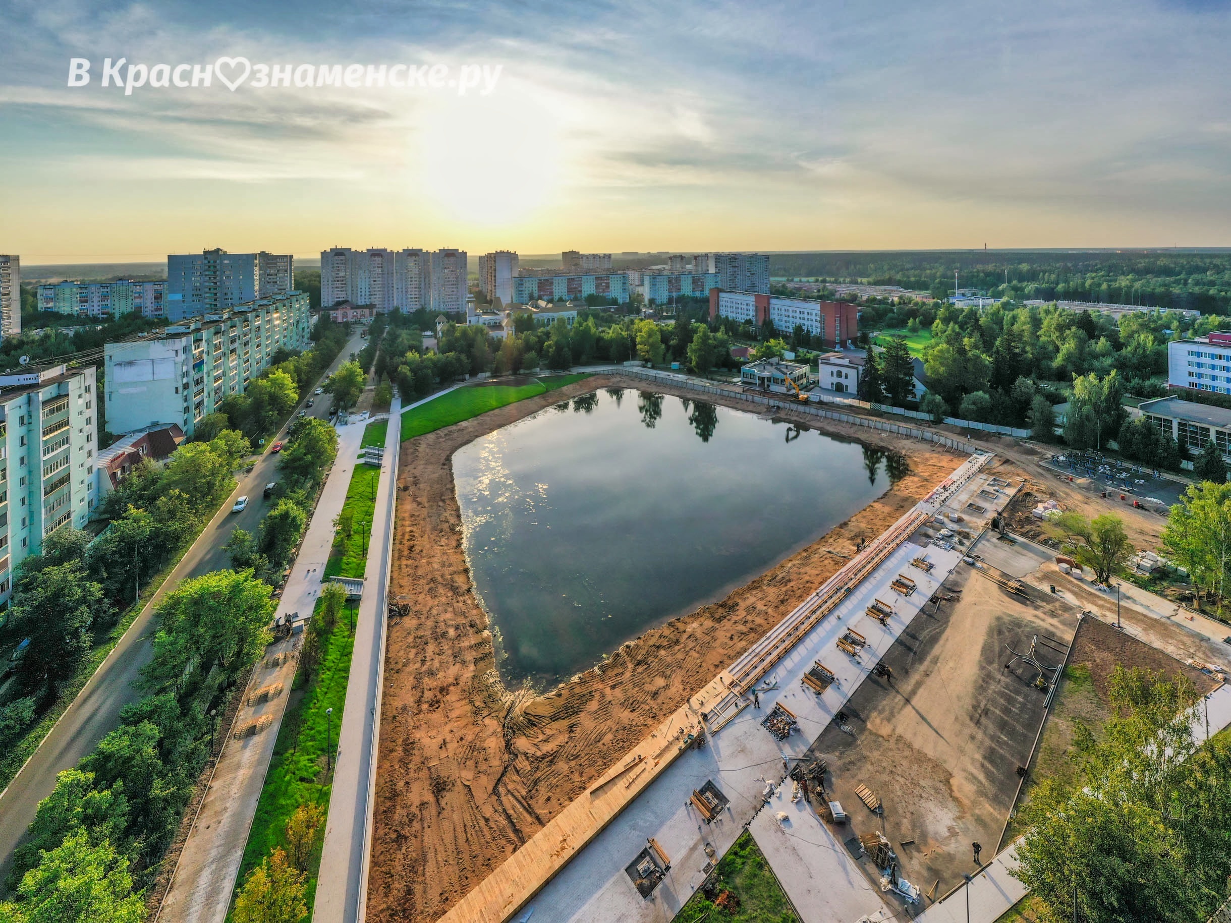 Как появилось «старое» озеро на улице Молодёжной. — Краснознаменск