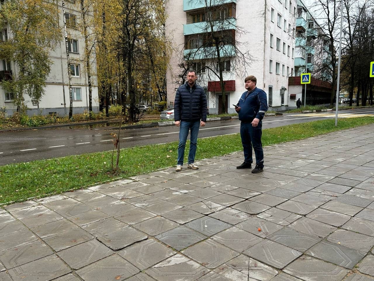 15 октября заместители главы Краснознаменска провели обход городских территорий