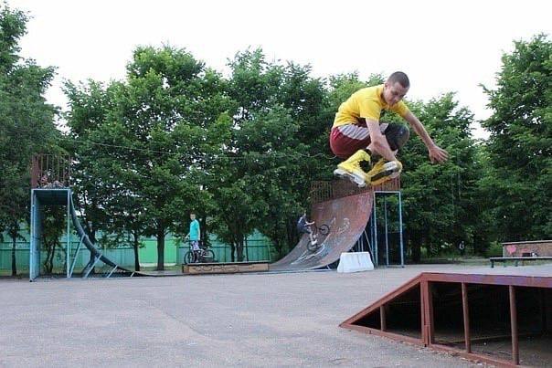Те самые старые брутальные рампы на городском озере — Краснознаменск