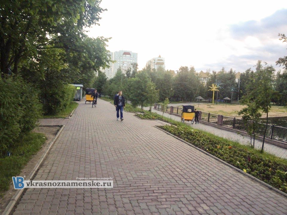 Велорикша Краснознаменск старое озеро