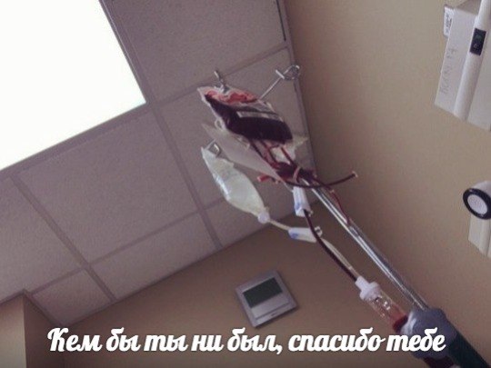 Спасибо тебе донор