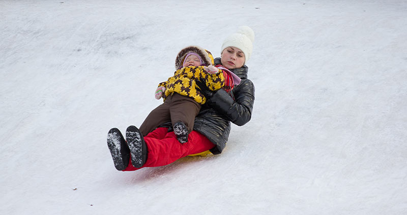 Горка на площади Ленина Горка на площади Ленина