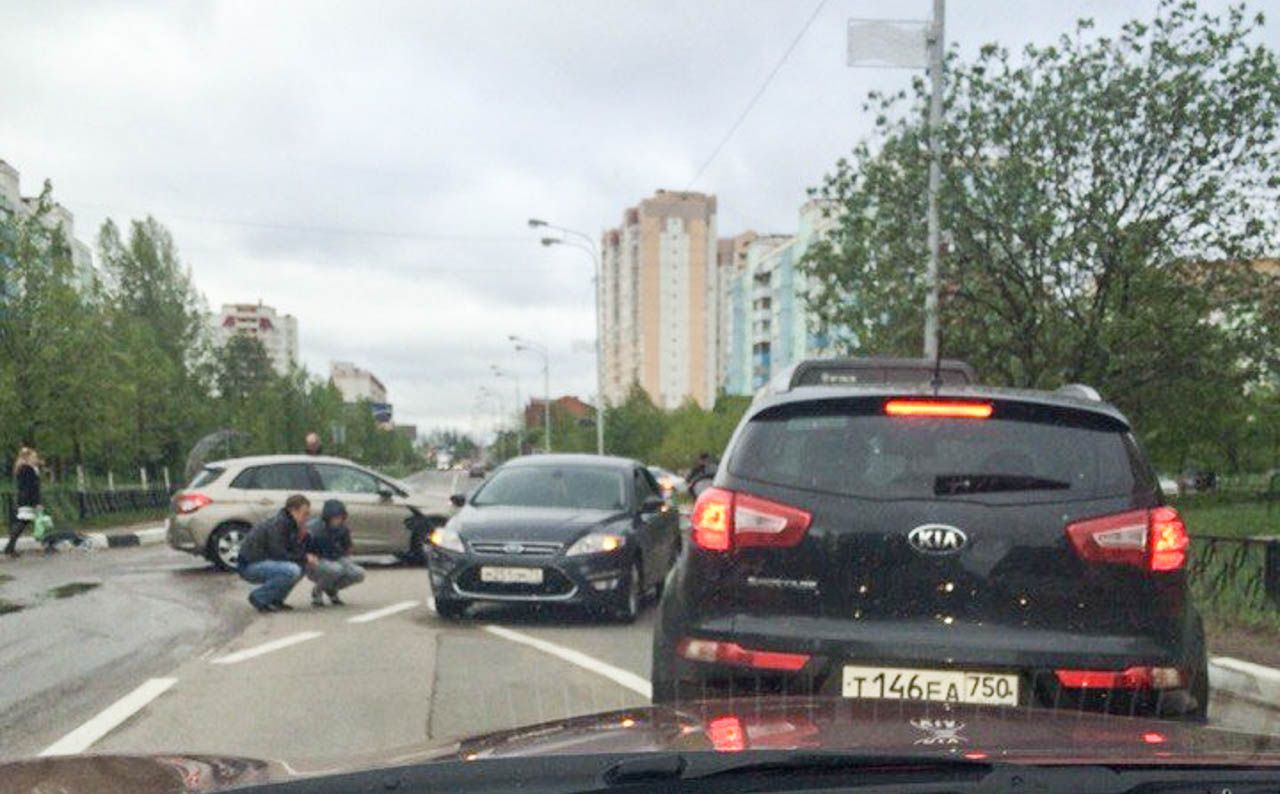 ДТП на ул.Победа в городе Краснознаменск 