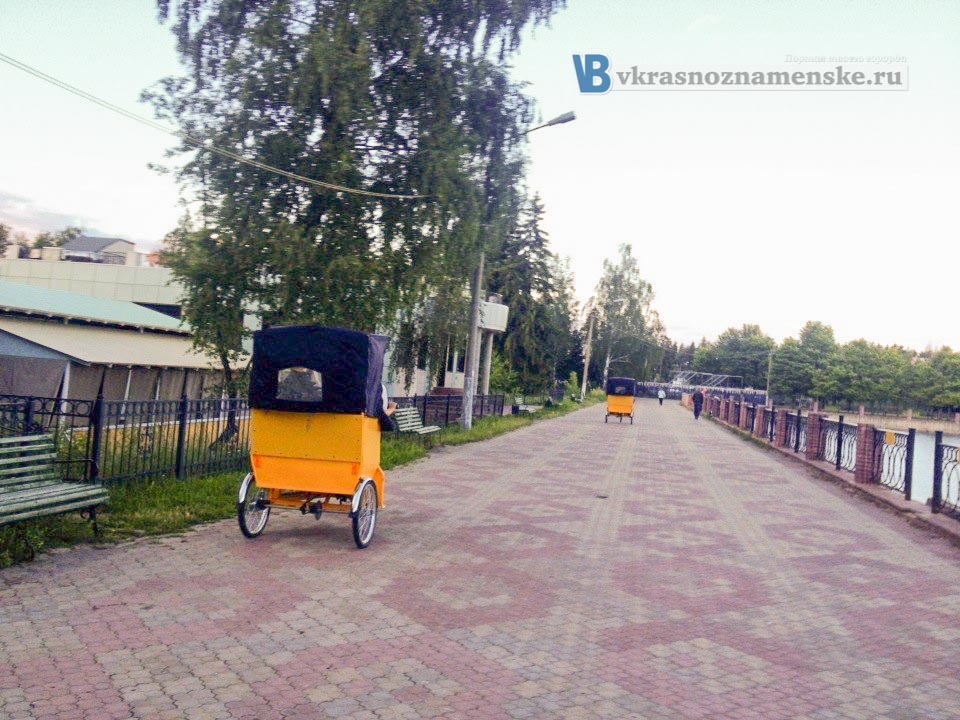 Велорикша Краснознаменск старое озеро