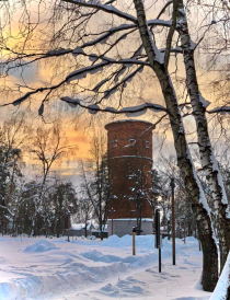 Под солнечным февральским небом