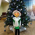 Детский новогодний костюм грибочка мухомора