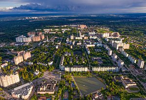 Краснознаменск с высоты
