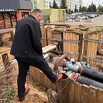 Реконструкция теплосети на ул. Победы: ход работ — Краснознаменск
