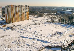 Фото на ул. Связисты, строительство жилого дома