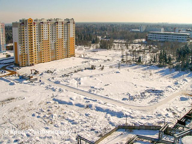 Фото на ул. Связисты, строительство жилого дома