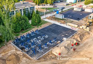 Краснознаменск с высоты