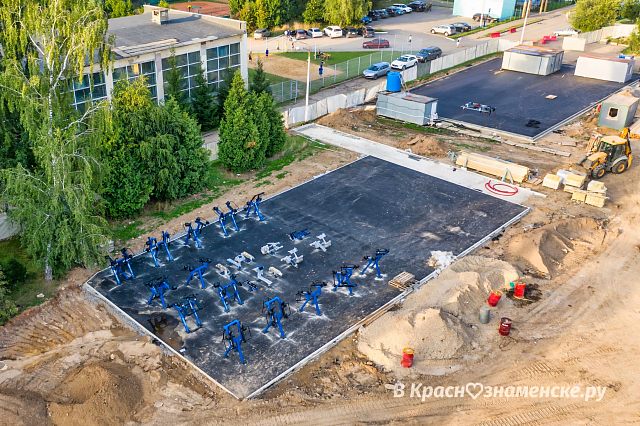Краснознаменск с высоты
