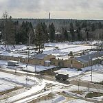 Одноэтажное общежитие КЭЧ и никаких высотных домов