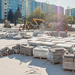 Небольшой фотообзор реконструкции площади Ленина
