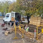 На пешеходной дорожке, расположенной напротив стадиона «Заря» на ул. Краснознаменной, произошла авария