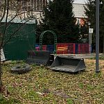 В городском парке заметили ковши — может скоро стартуют работы по возведению катка?