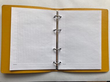 Тетрадь на кольцах со сменными блоками формат А-5 160 листов