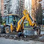 Реконструкция основания посадочных павильонов на автобусных остановках.