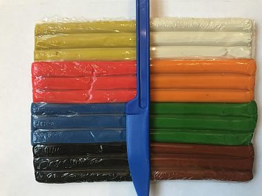 Пластилин восковой 8 цветов Пчёлка