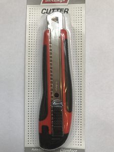 Нож канцелярский,18 мм Berlingo система "Auto-lock"