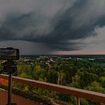 Фото и TimeLapse прохода шторма.