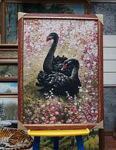 Черный лебедь (68Х48), 3069-A-C2, 4-гранник