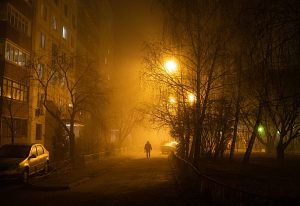 Город в тумане