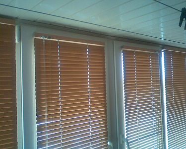 Горизонтальные алюминиевые жалюзи
