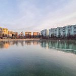 Уникальное явление – лёд, сквозь который видно дно озера.