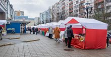 У Центрального рынка заработал цветочный базар