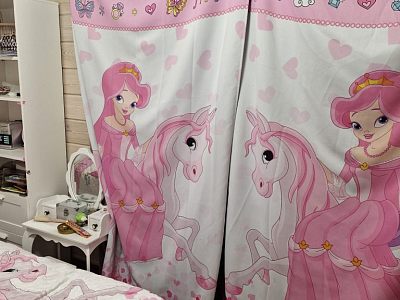 Комплект шторы и покрывало