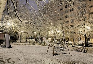 Ещё немного городских зимних пейзажей.