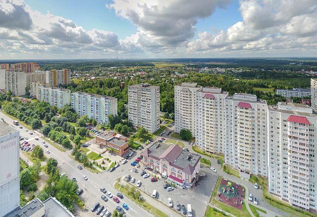 Краснознаменск с высоты
