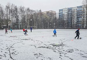 Апрель, зима