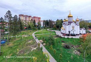 Храм Архистратига Михаила с высоты