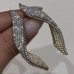 Серьги-крылья ручной работы