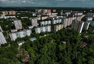 Краснознаменск с высоты