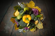 Овощной букет «Осенний вальс»