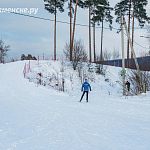 Обзор городской лыжной трассы