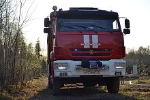 21 апреля в районе городского кладбища произошёл пожар