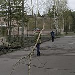 Как проходил субботник более 30 лет назад